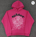 Pink/Black Rhinestone Sp5der Hoodie