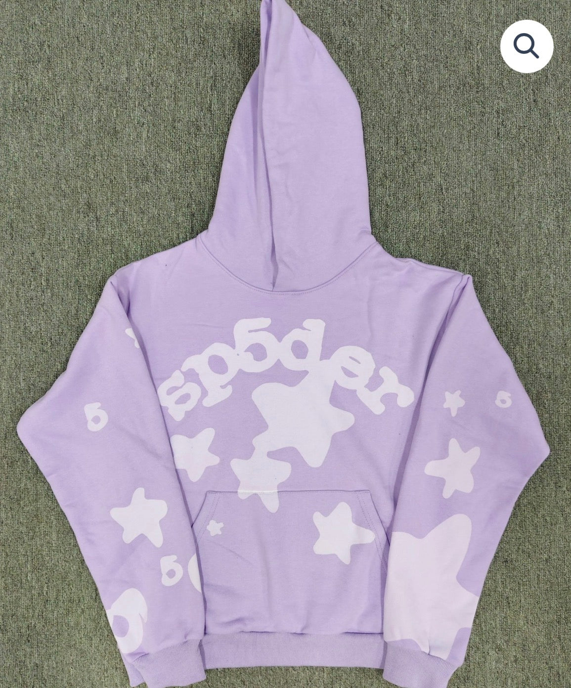Lavender Sp5der Hoodie