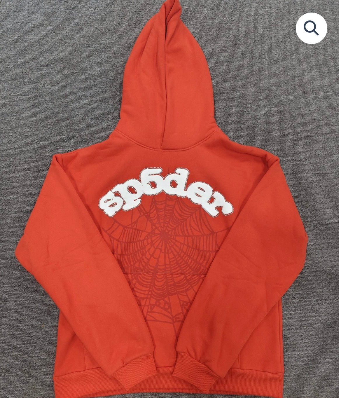 Orange OG Web Sp5der Hoodie