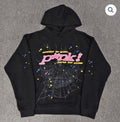 Black/Pink Spyder Hoodie