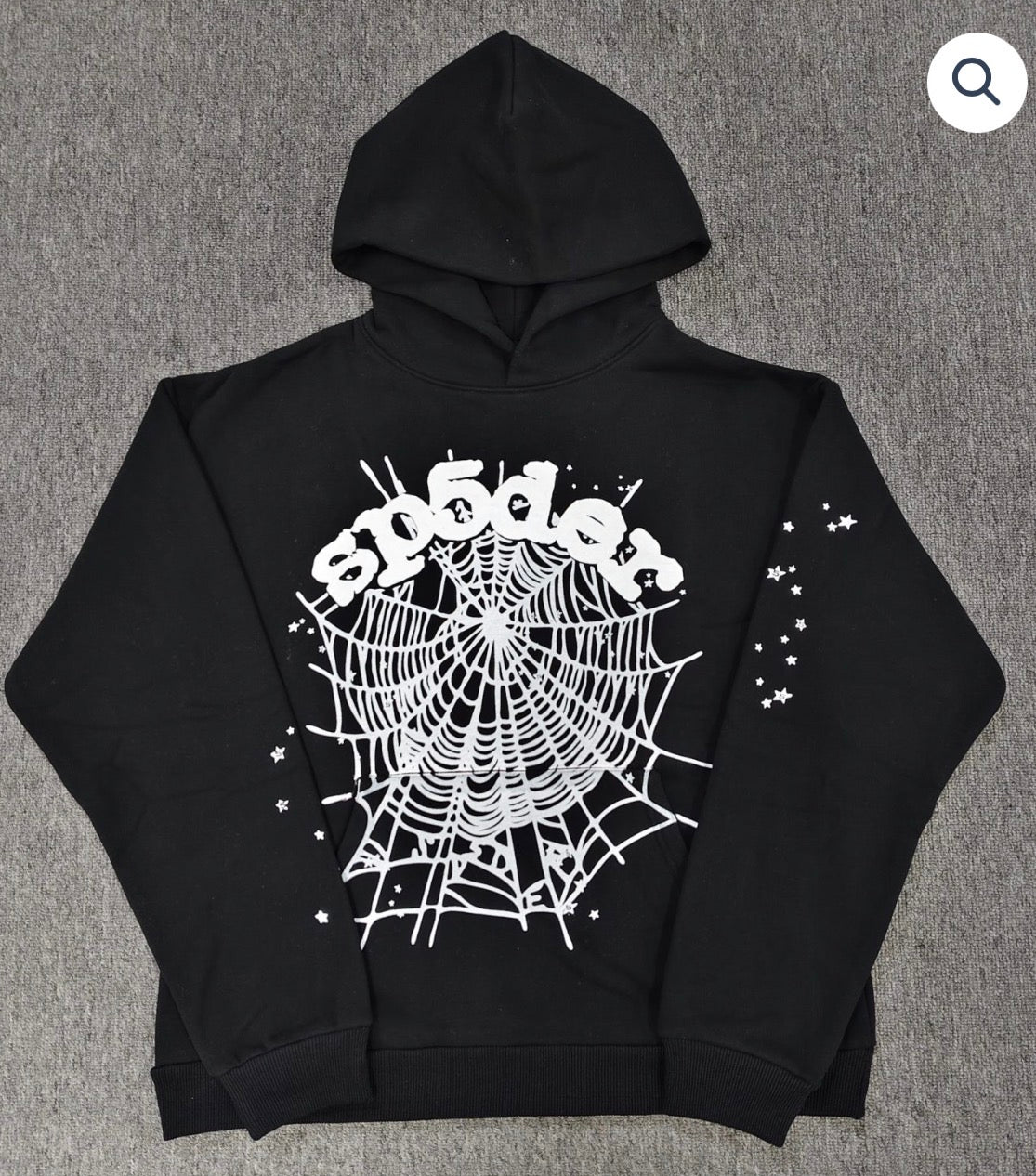Black OG Web Sp5der Hoodie