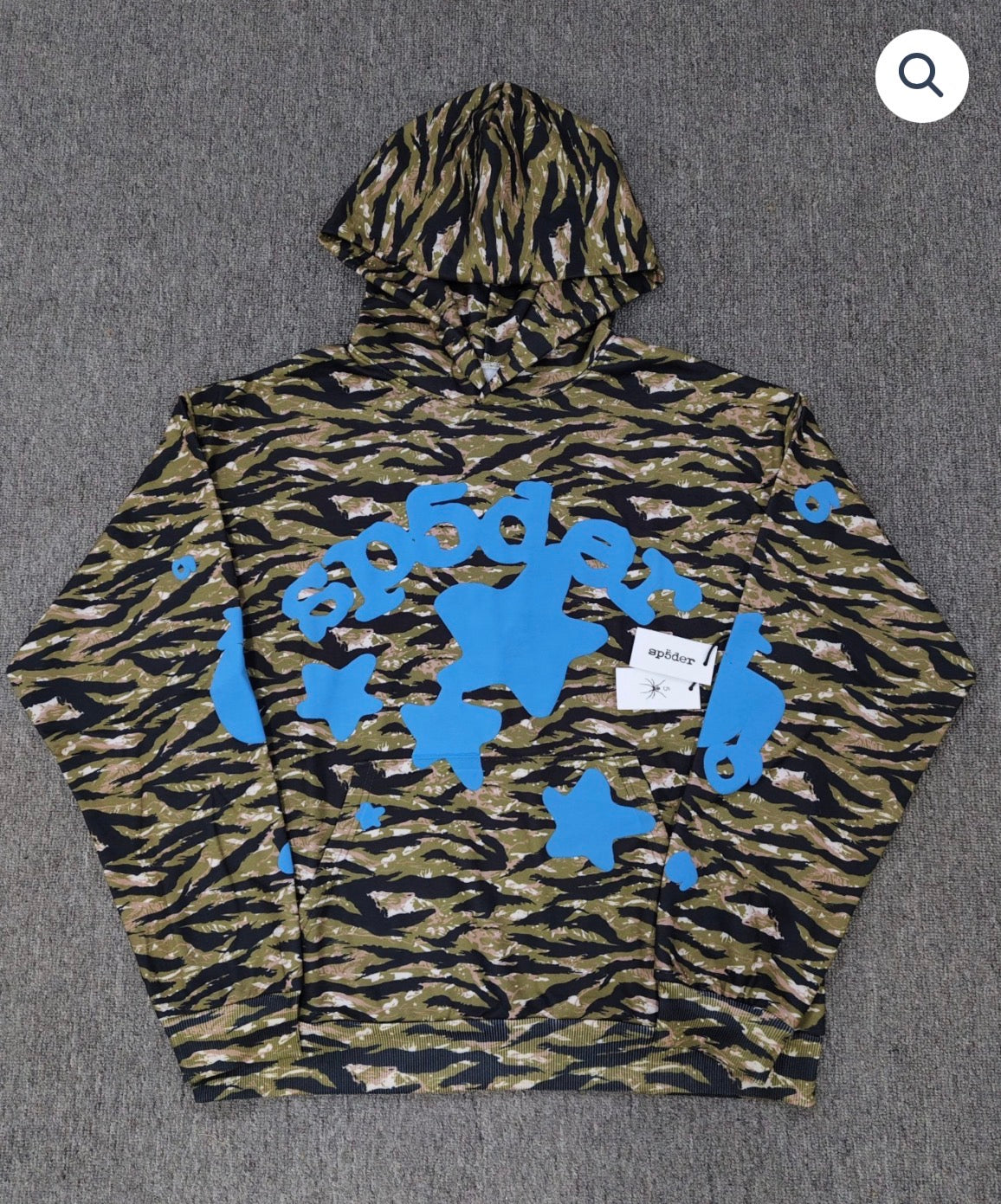 Sp5der Beluga Tiger Camo Hoodie