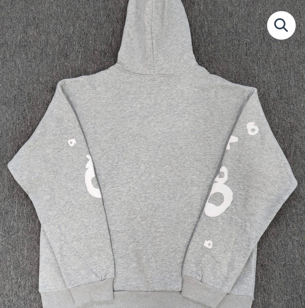 Grey Sp5der Hoodie