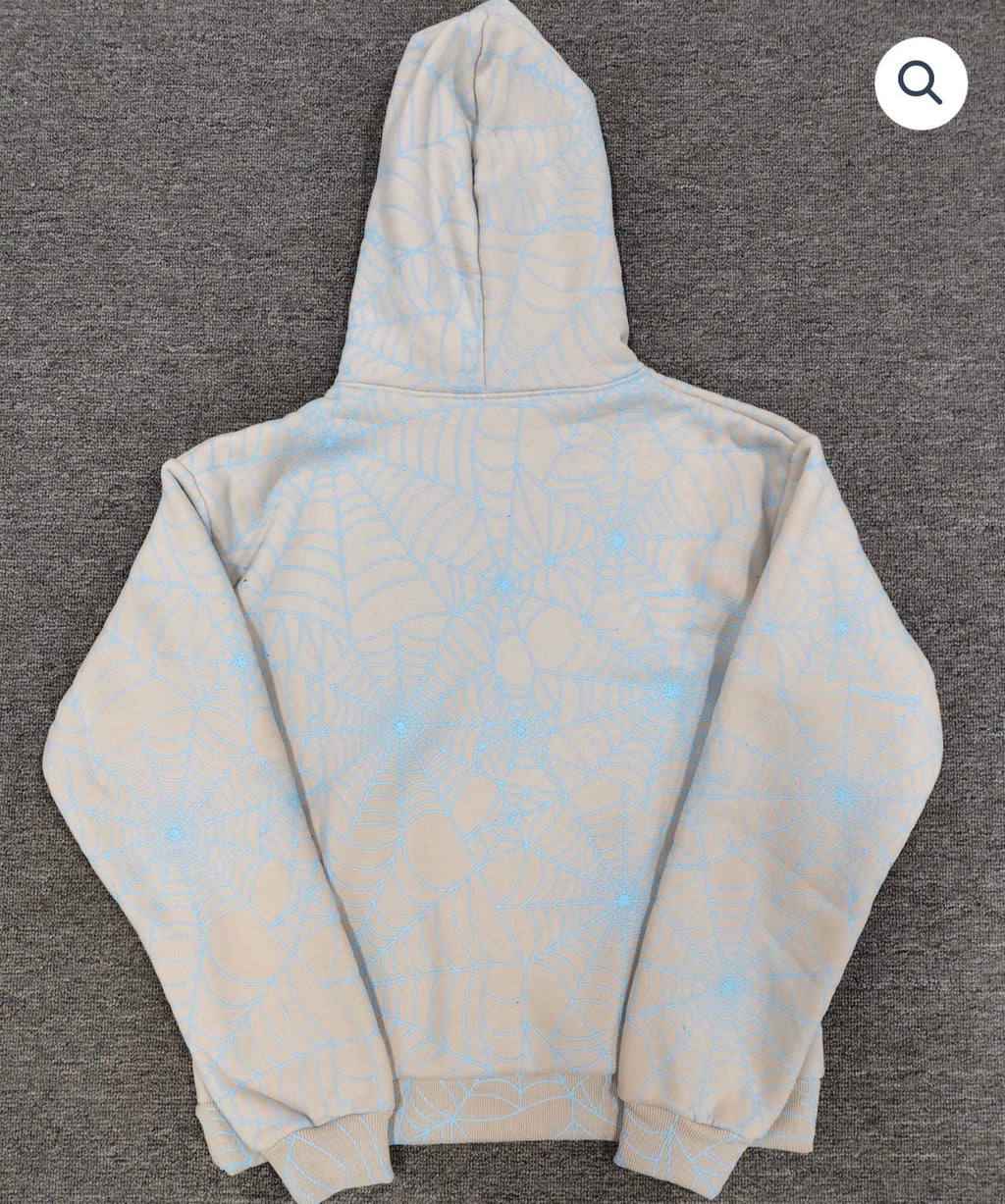 Heather Grey AOP Sp5der Hoodie
