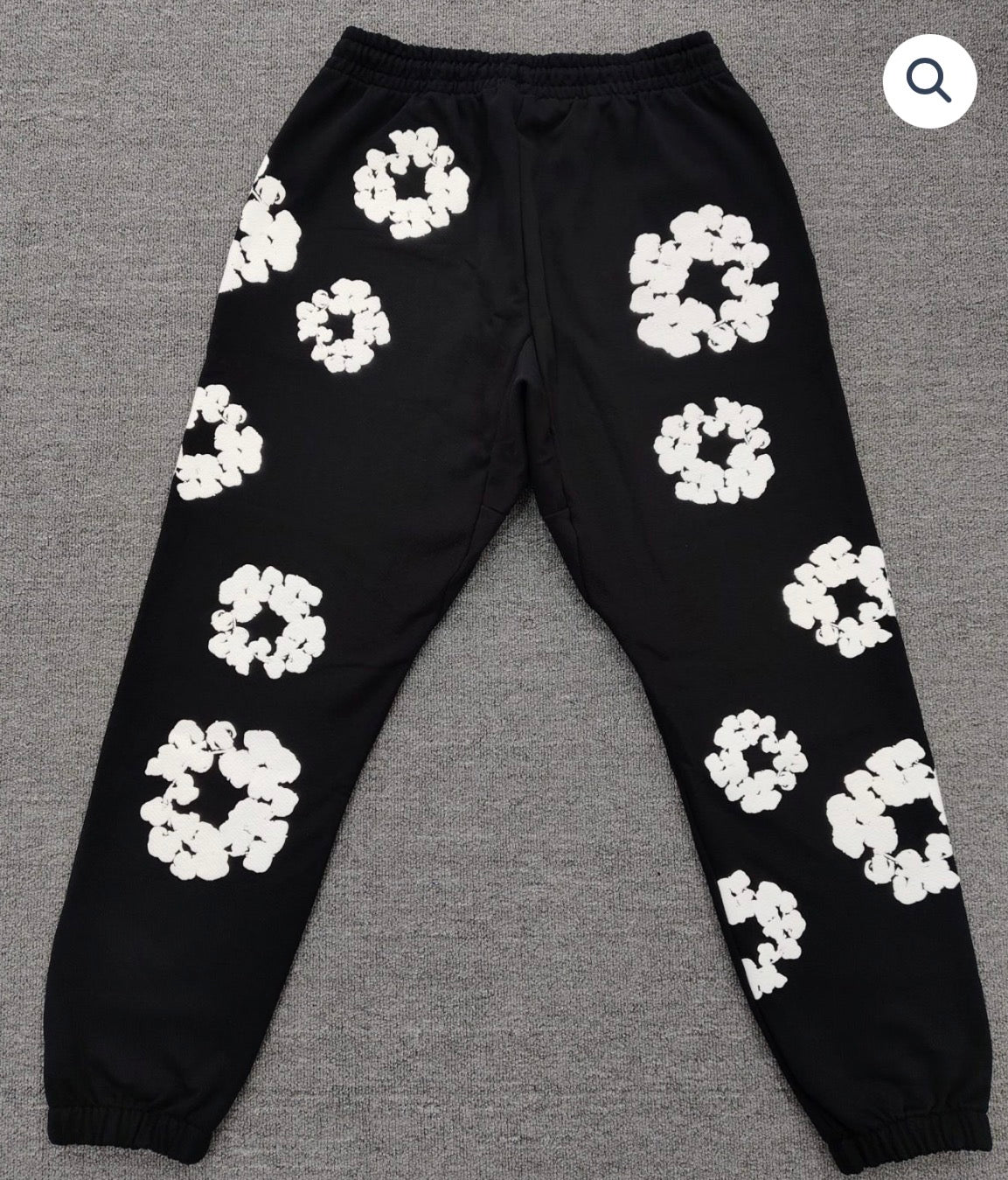 Black/White Denim Tears Pants