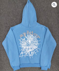 Dusty Blue OG Web V2 Sp5der Hoodie