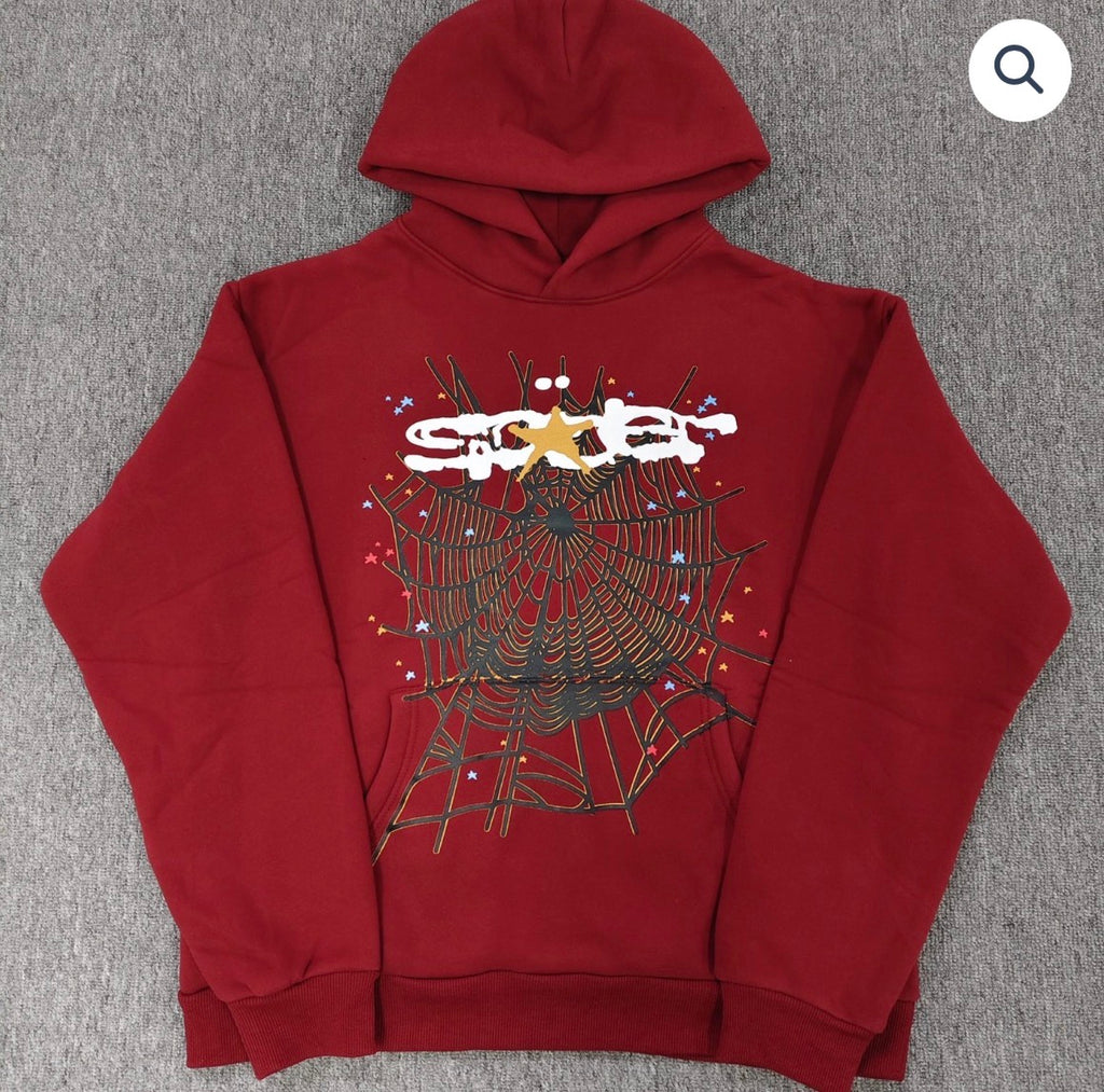 Maroon Sp*der Hoodie