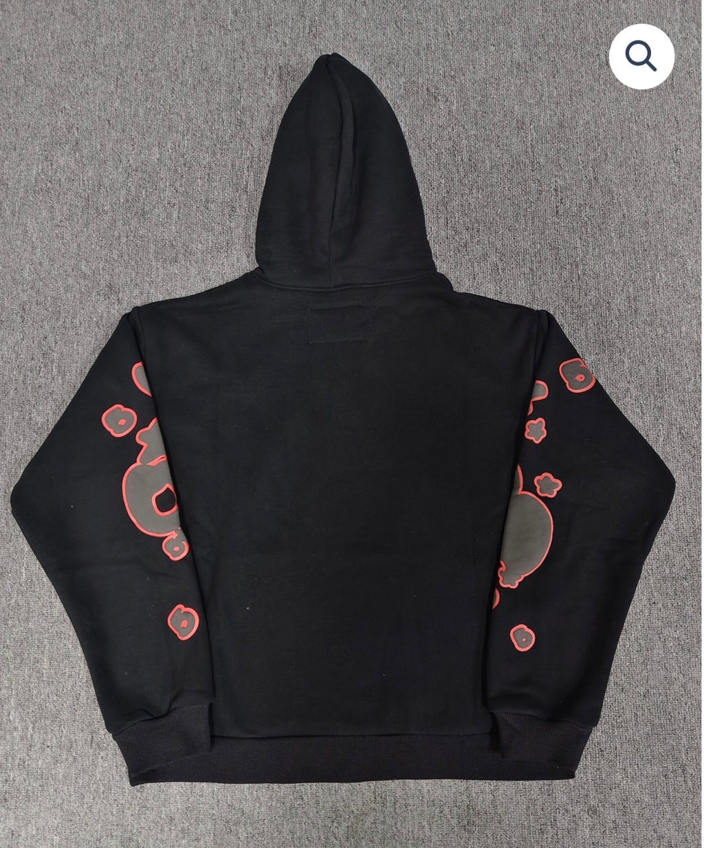 Black/Red Sp5der Hoodie