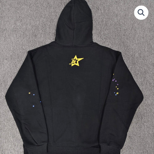 Black/Pink Spyder Hoodie