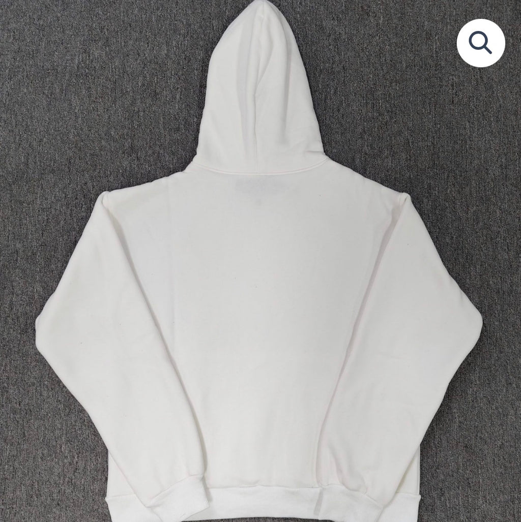 White Rhinestone Spider Hoodie