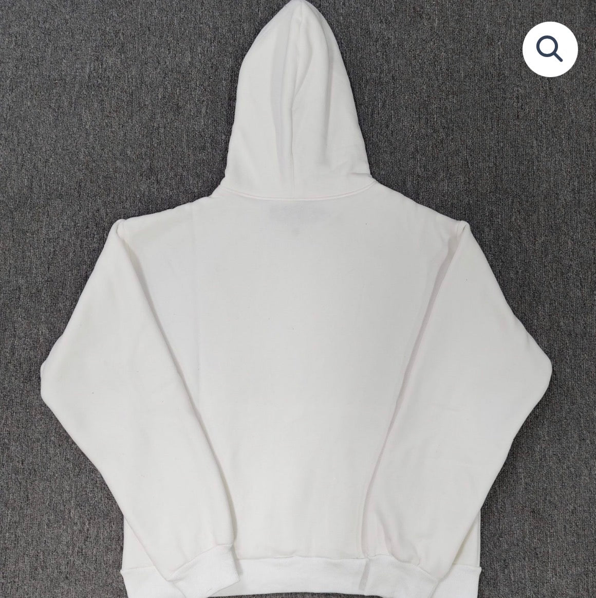 White Rhinestone Spider Hoodie