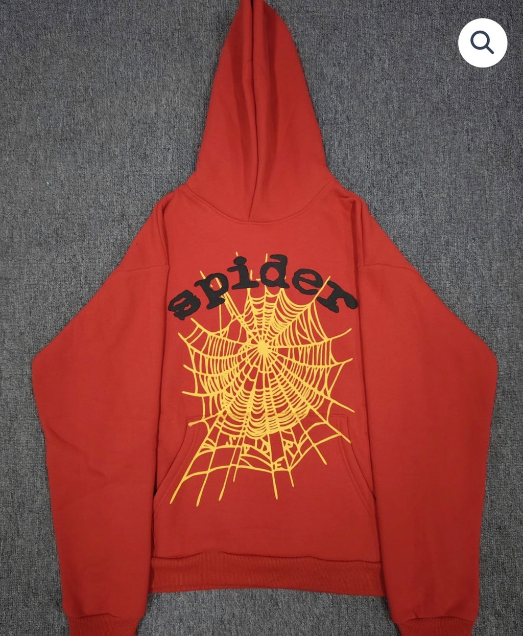 Red OG Web V2 Spider Hoodie