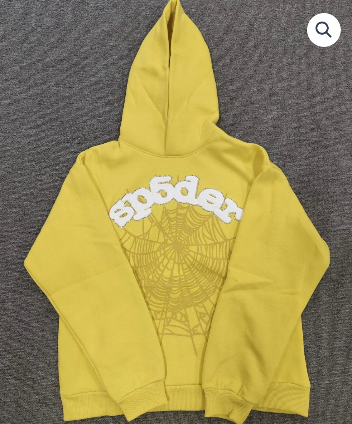 Yellow OG Web Sp5der Hoodie
