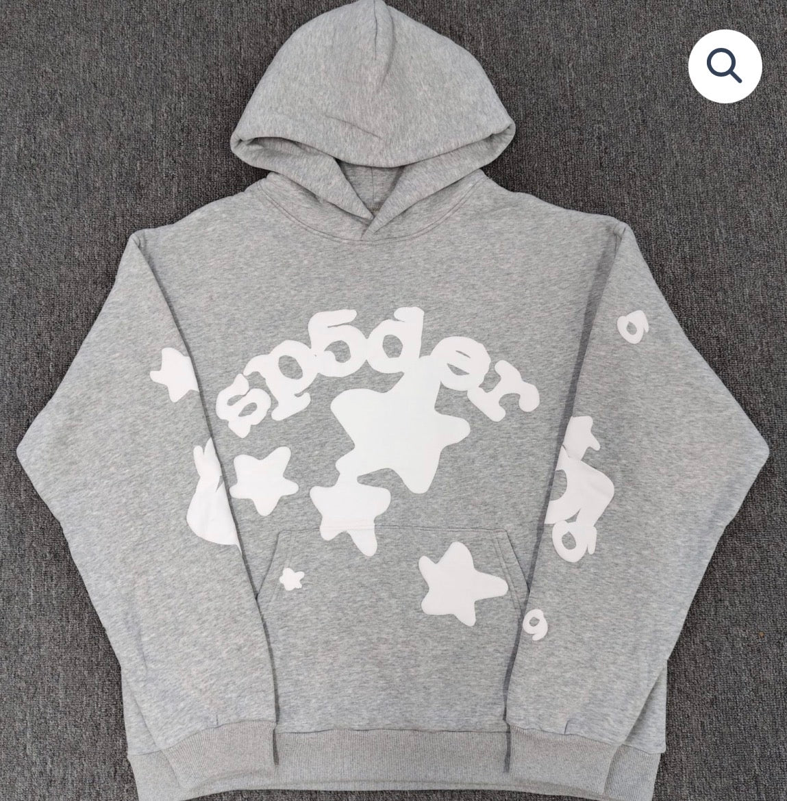 Grey Sp5der Hoodie