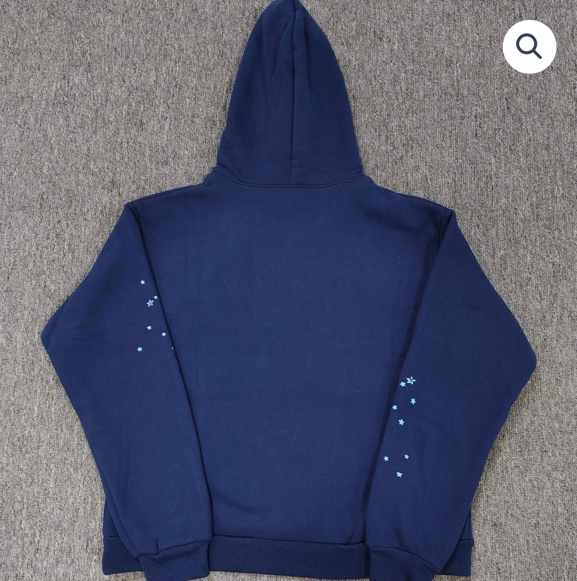 Navy Blue OG Web Sp5der Hoodie