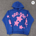 Blue/Pink Sp5der Hoodie