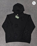 Black/Rhinestones Denim Tears Zip Up