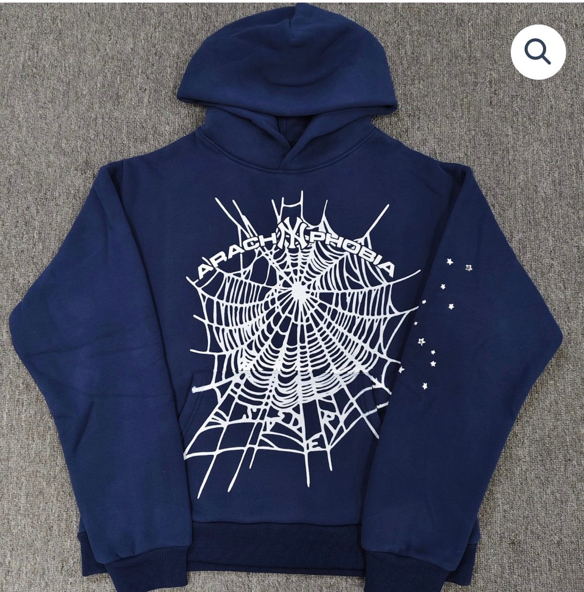 Navy Blue Arach NY Phobia Hoodie