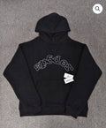 Black OG Logo Sp5der Hoodie