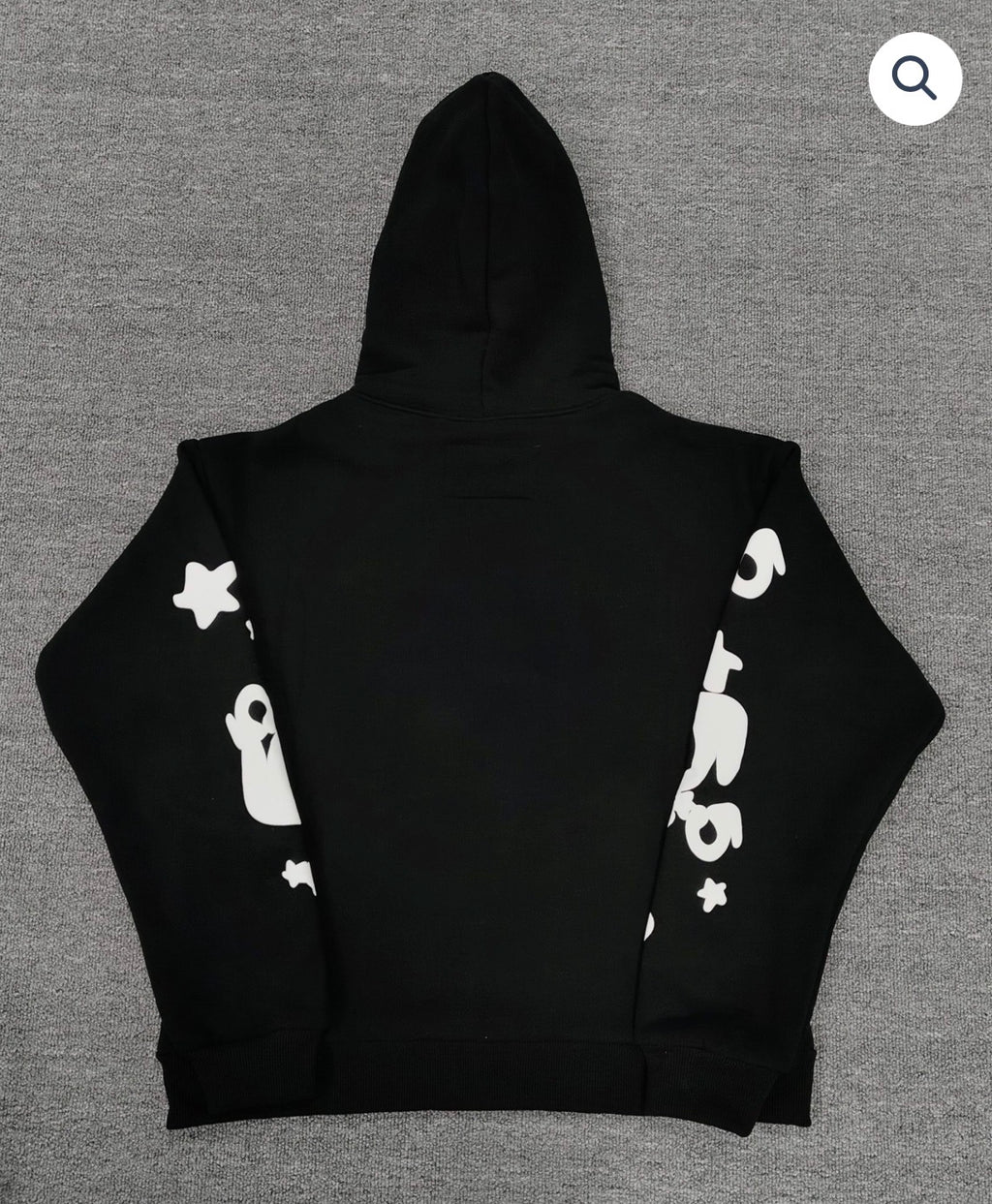 Black/White Sp5der Hoodie