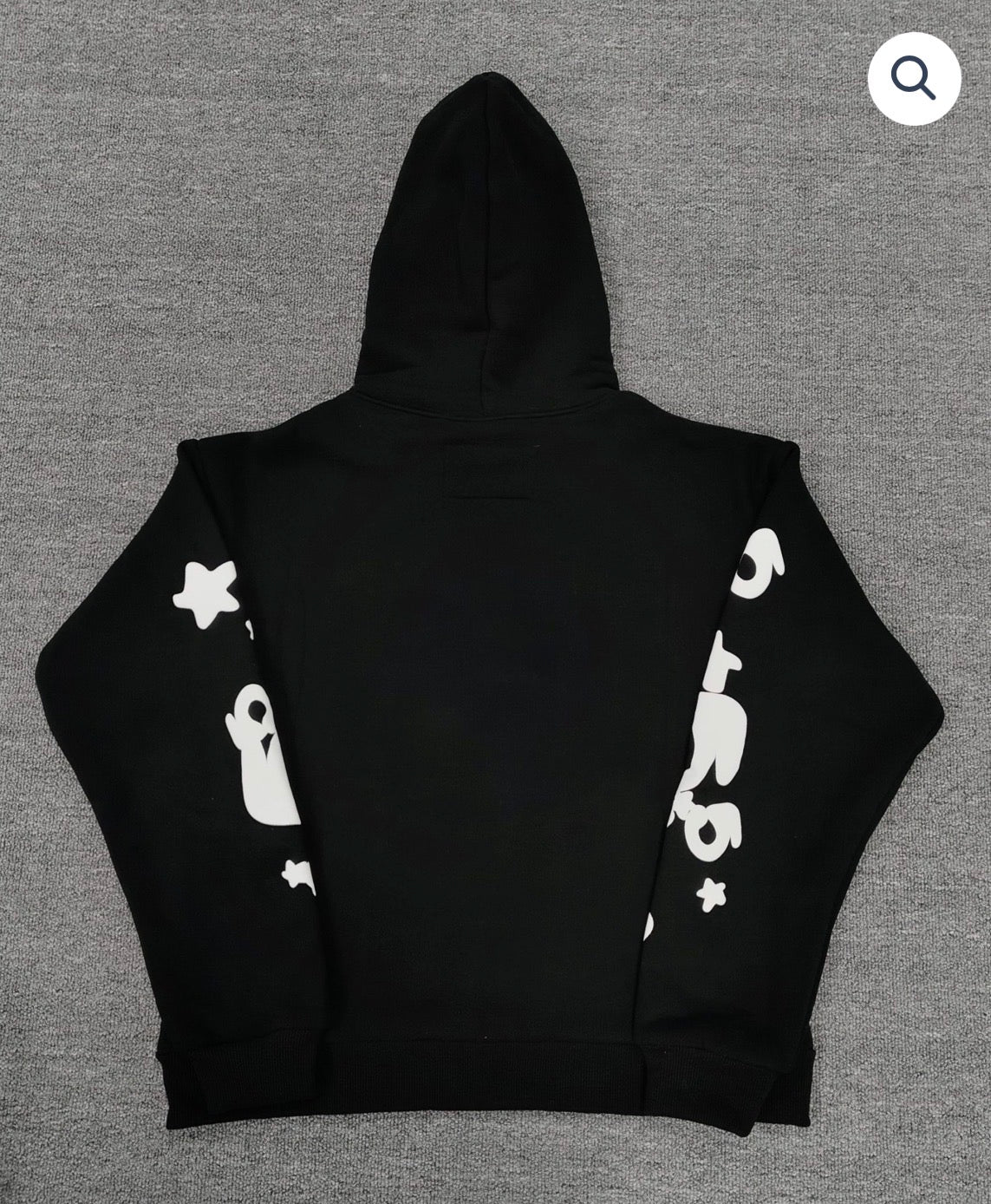 Black/White Sp5der Hoodie