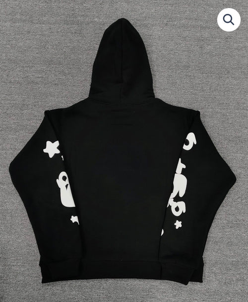 Black/White Sp5der Hoodie