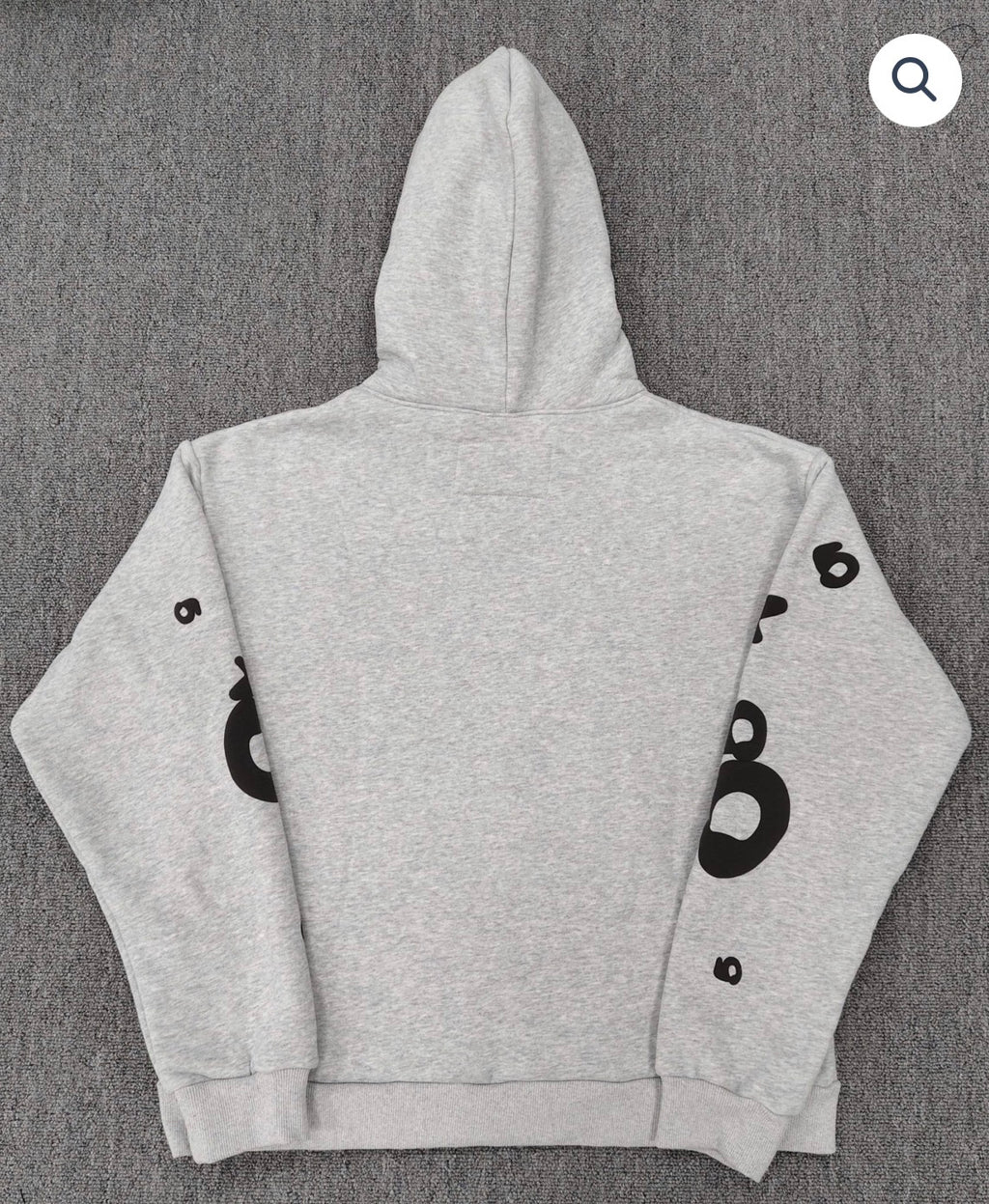 Grey/Black Sp5der Hoodie