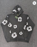 Dark Grey Denim Tears Zip Up