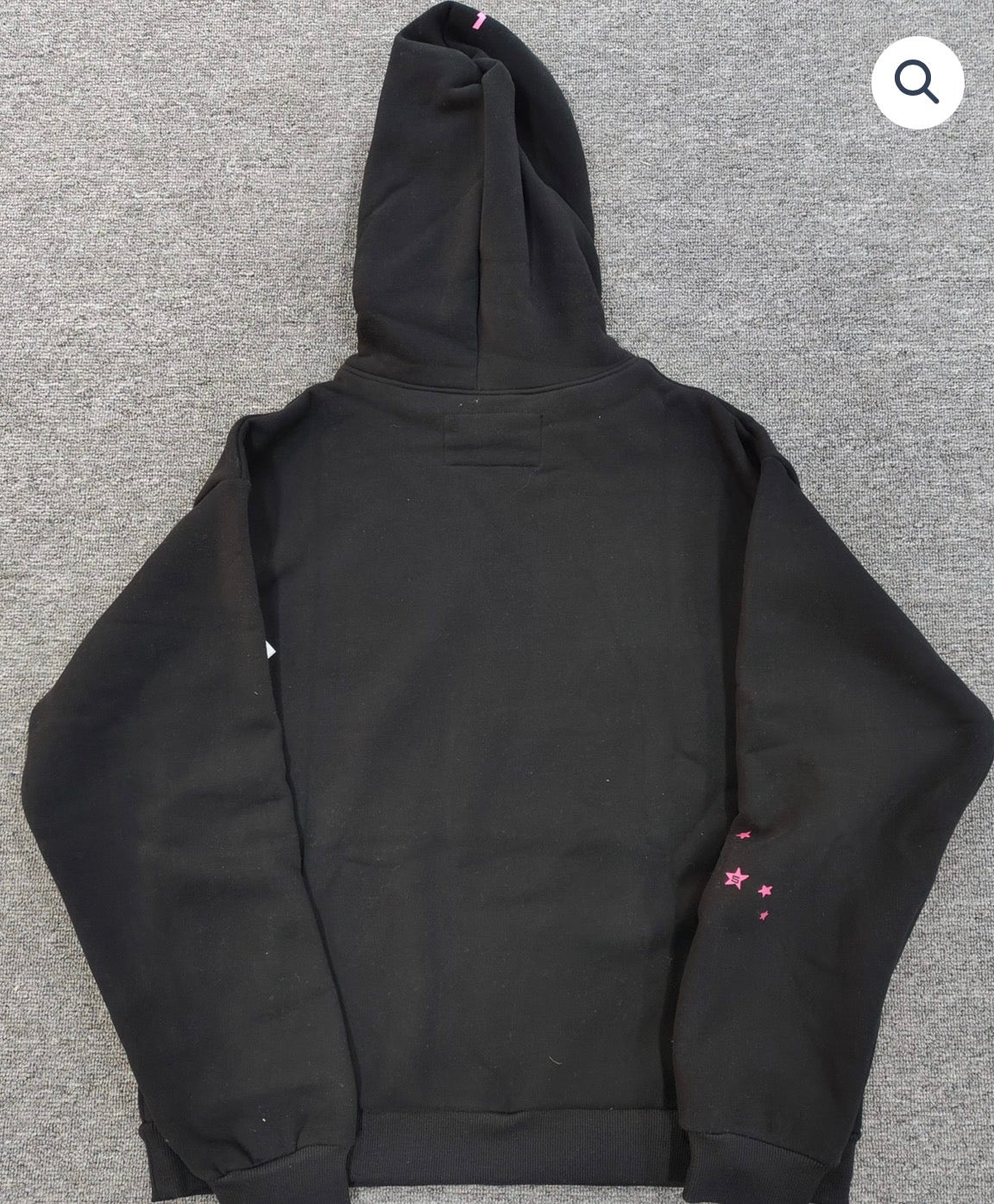 Black/Pink 555 Sp5der Hoodie