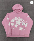 Pink/White Sp5der Hoodie