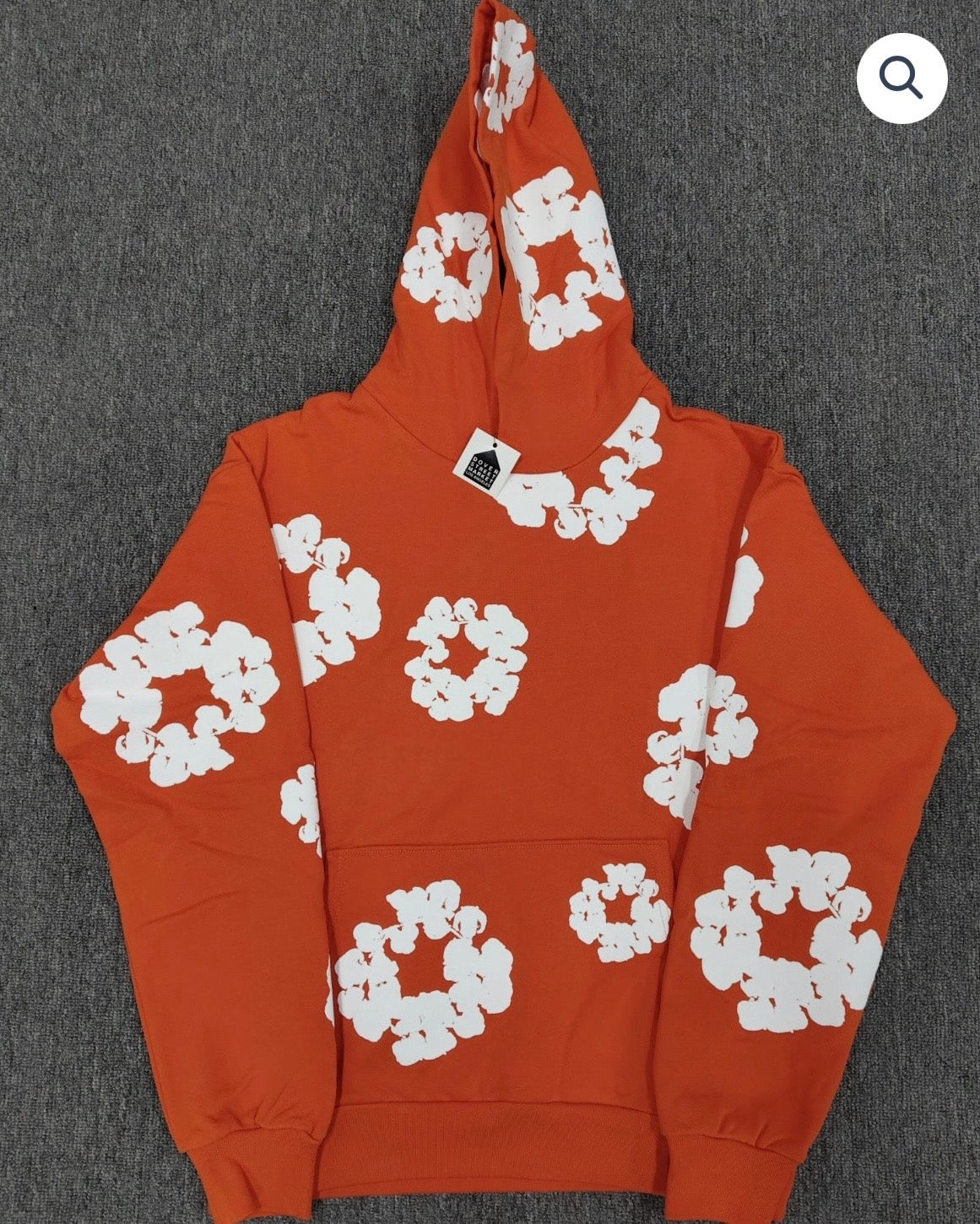 Orange Denim Tears Hoodies