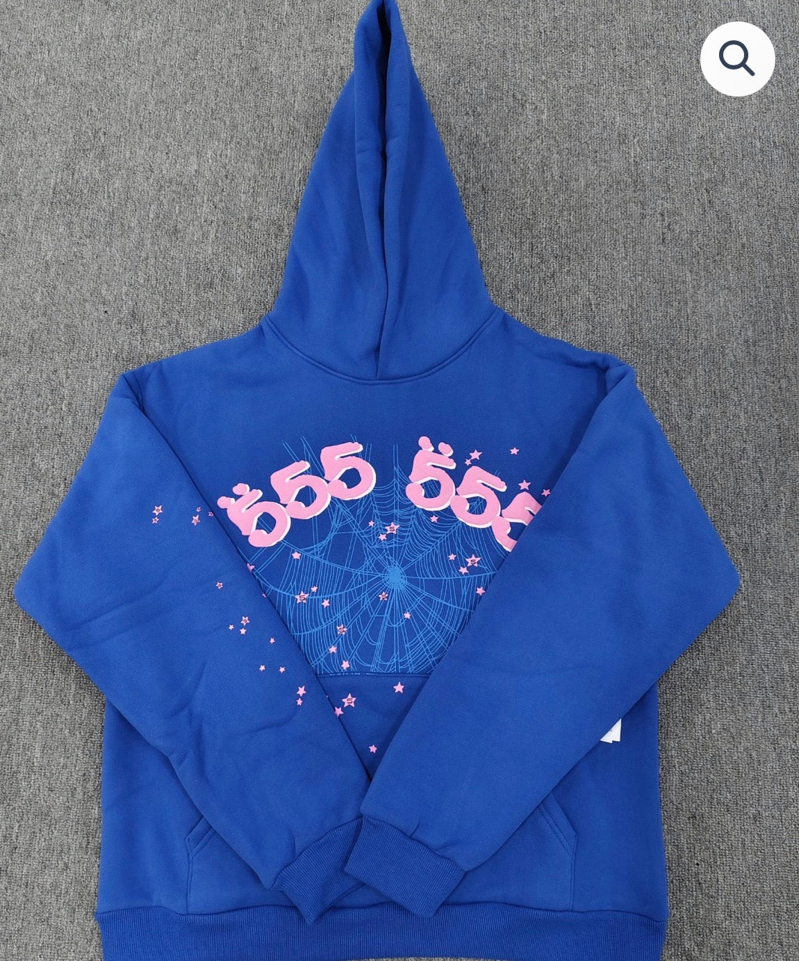 Blue/Pink OG Web Sp5der Hoodie