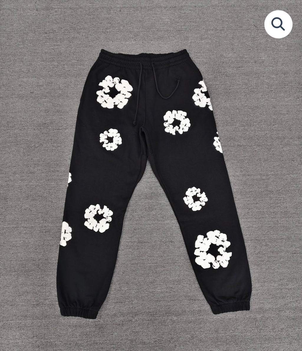 Black/White Denim Tears Pants