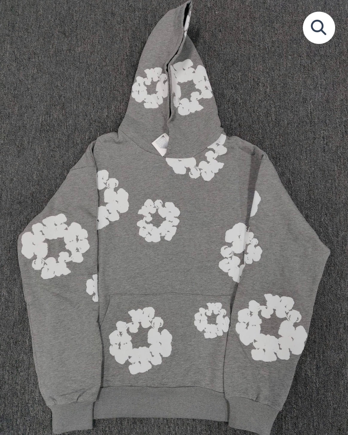 Grey Denim Tears Hoodie