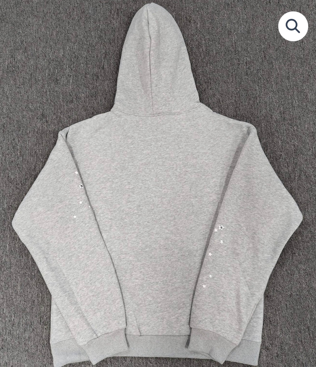 Grey OG Web Sp5der Hoodie