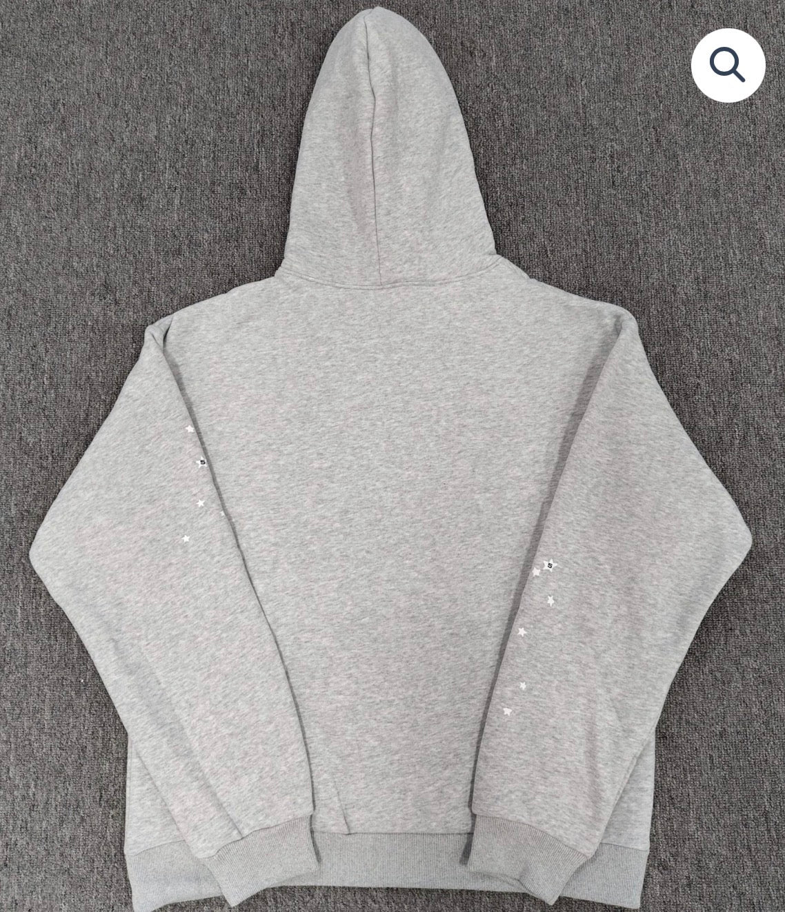 Grey OG Web Sp5der Hoodie