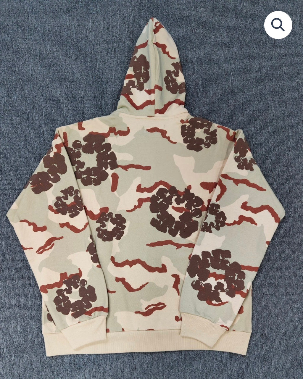 Camouflage Bape X Denim Tears Zip Up