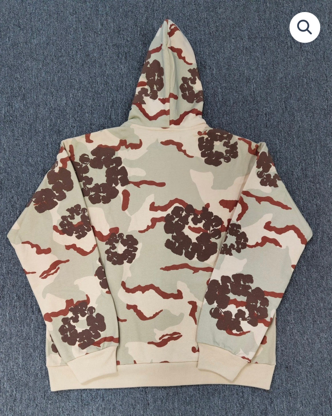 Camouflage Bape X Denim Tears Zip Up