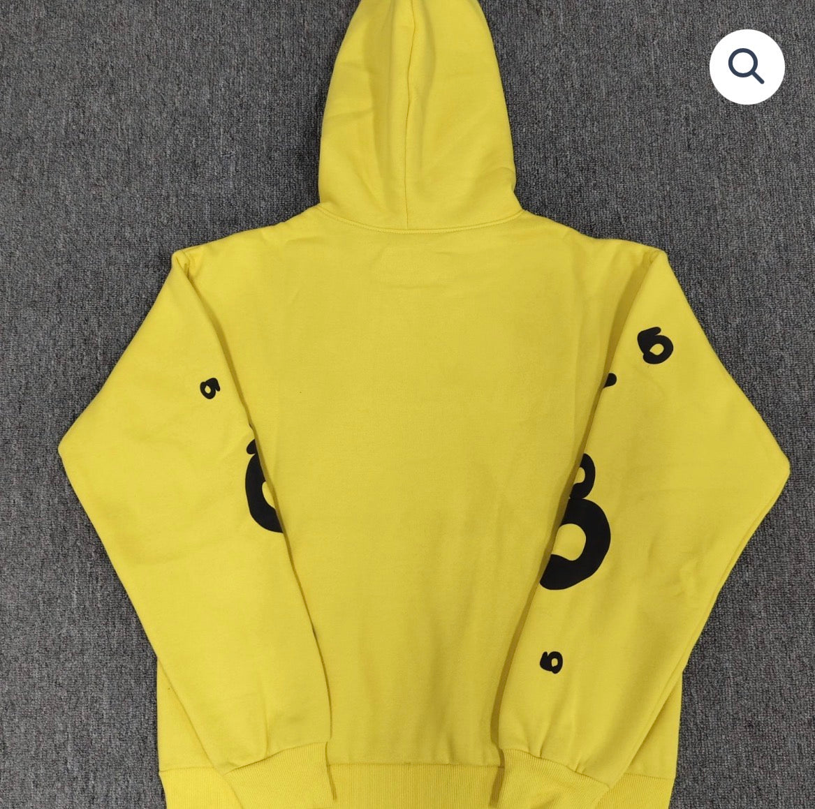 Yellow/Black Sp5der Hoodie