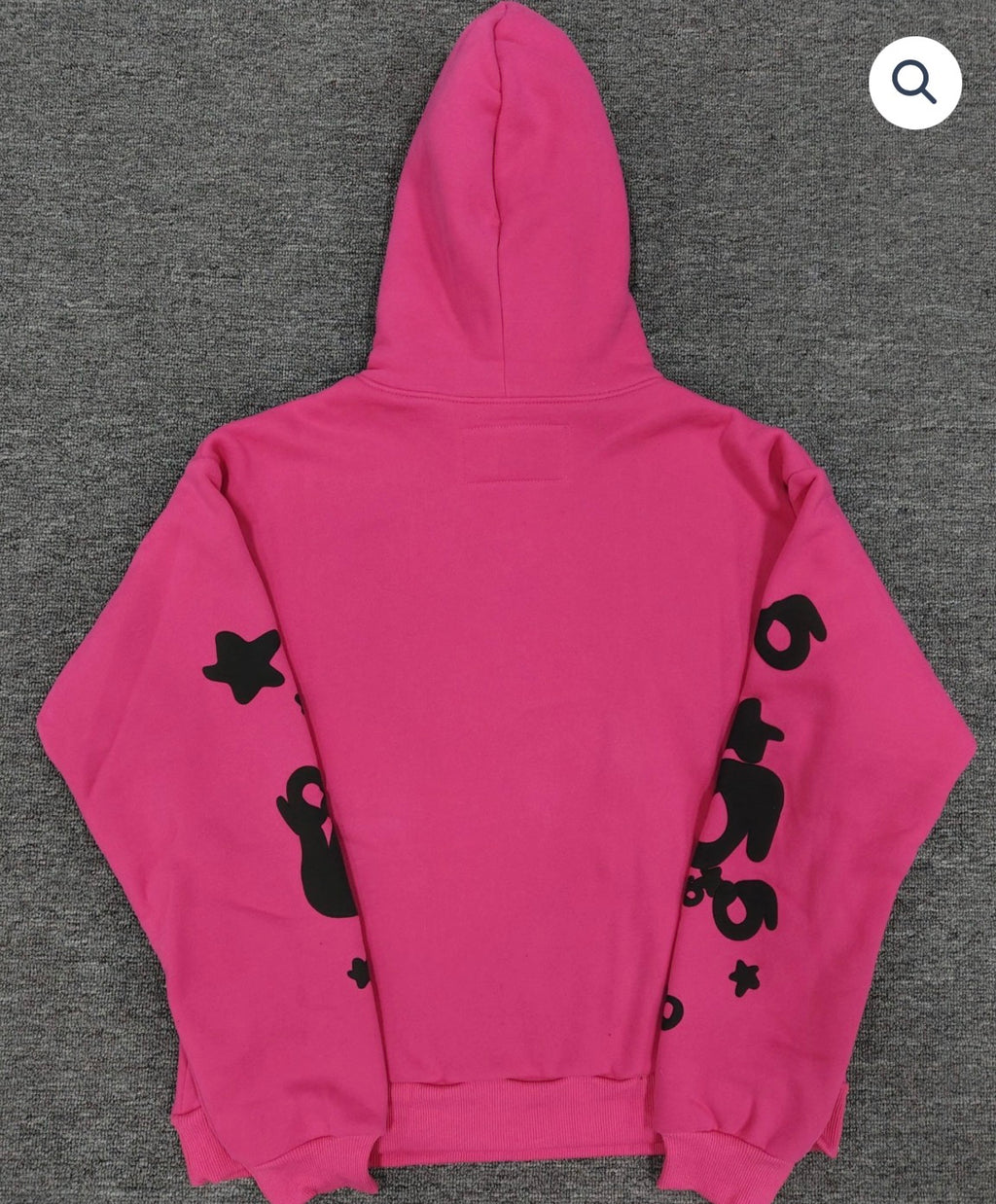 Hot Pink/Black Sp5der Hoodie