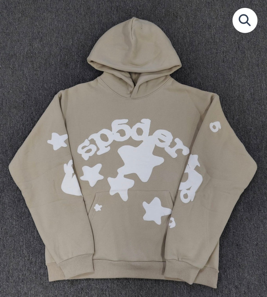 Tan Sp5der Hoodie