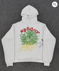 Gradient White OG Web V2 Sp5der Hoodie