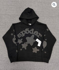 Black/Dark Grey Sp5der Hoodie