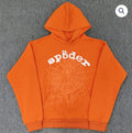 Orange/White Sp5der Hoodie