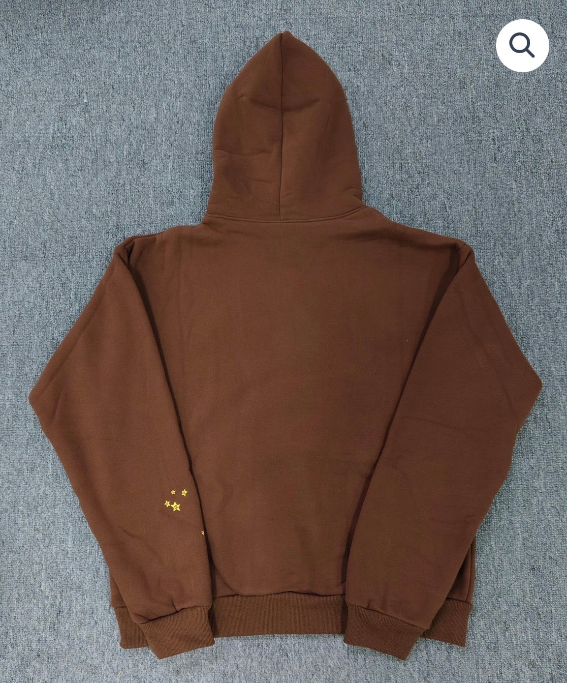 Brown 555 Sp5der Hoodie