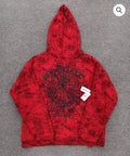 Red OG Tree Camo Sp5der Hoodie