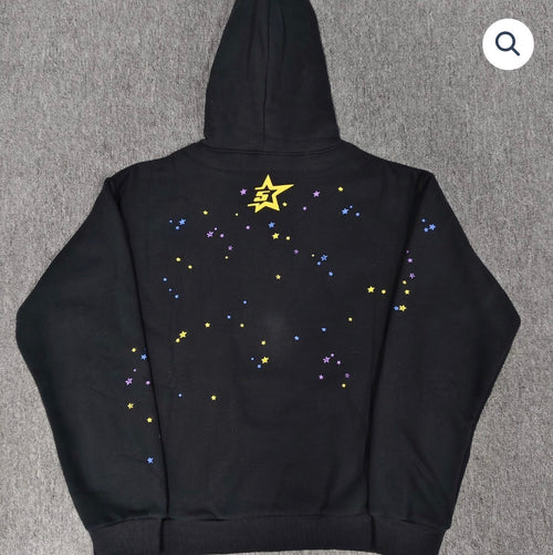 Black/Pink Spyder hoodie