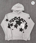Grey/Black Sp5der Hoodie