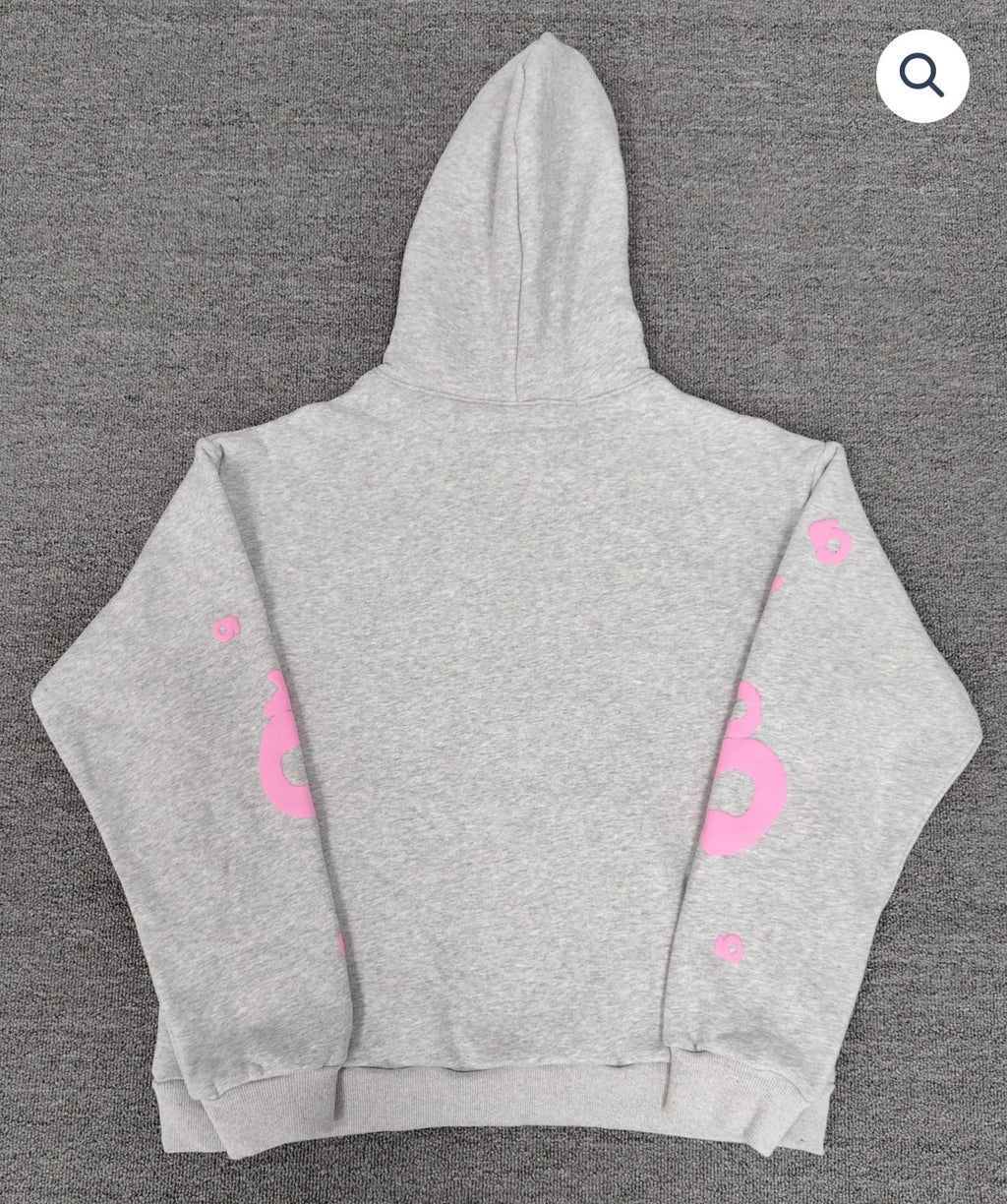 Grey/Pink Sp5der Hoodie