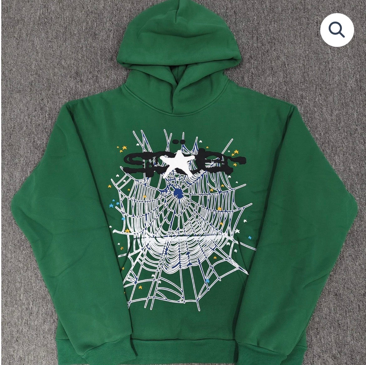 Hunter Green Sp*der Hoodie